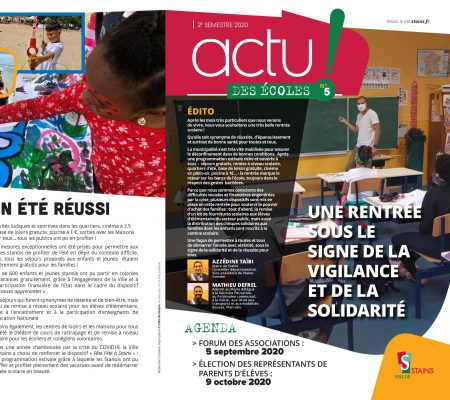 Actu des écoles N°5 - 2eme semestre 2020 - page 1
