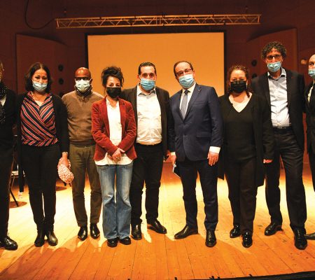 François Hollande en visite au CMMD - Ville de Stains