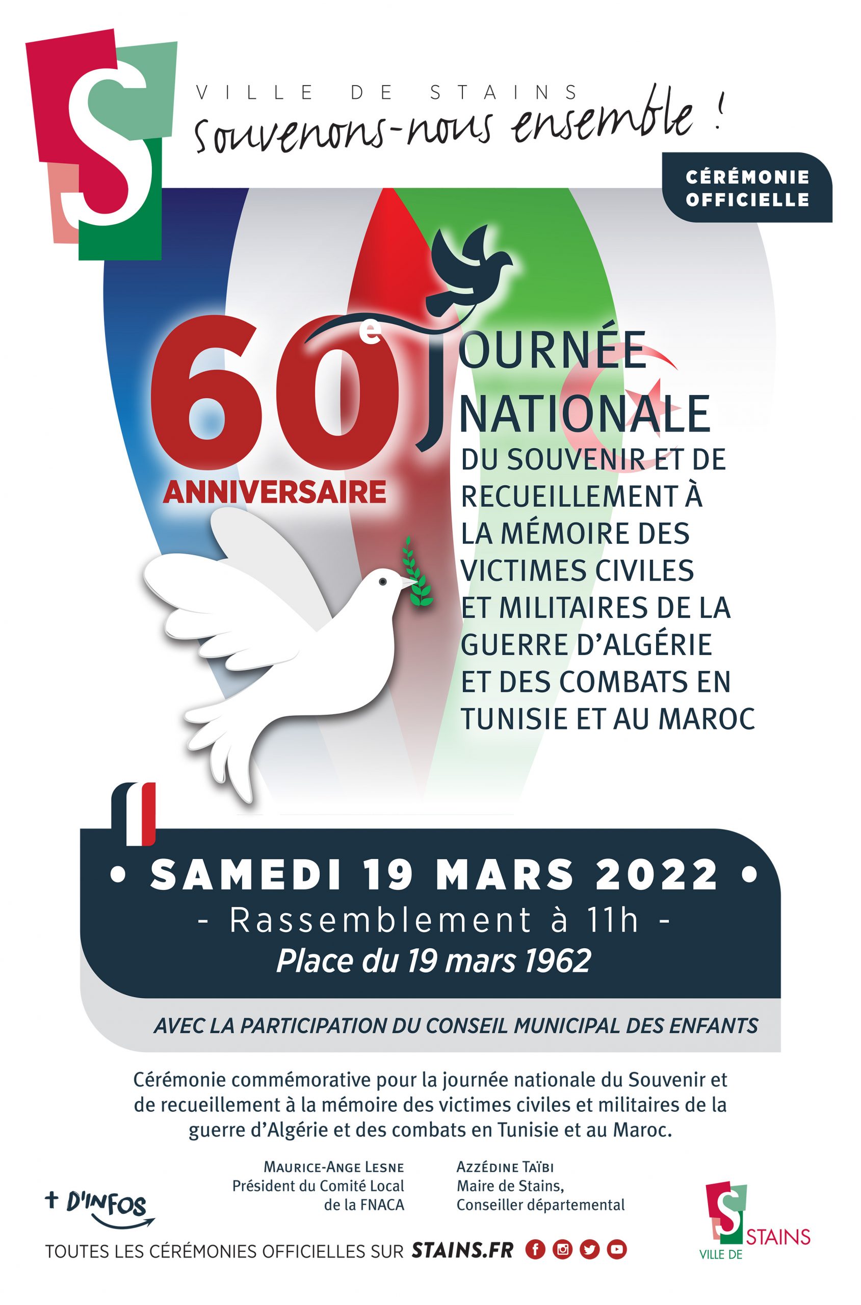 Cérémonie - journée nationale du Souvenir et de recueillement à la ...
