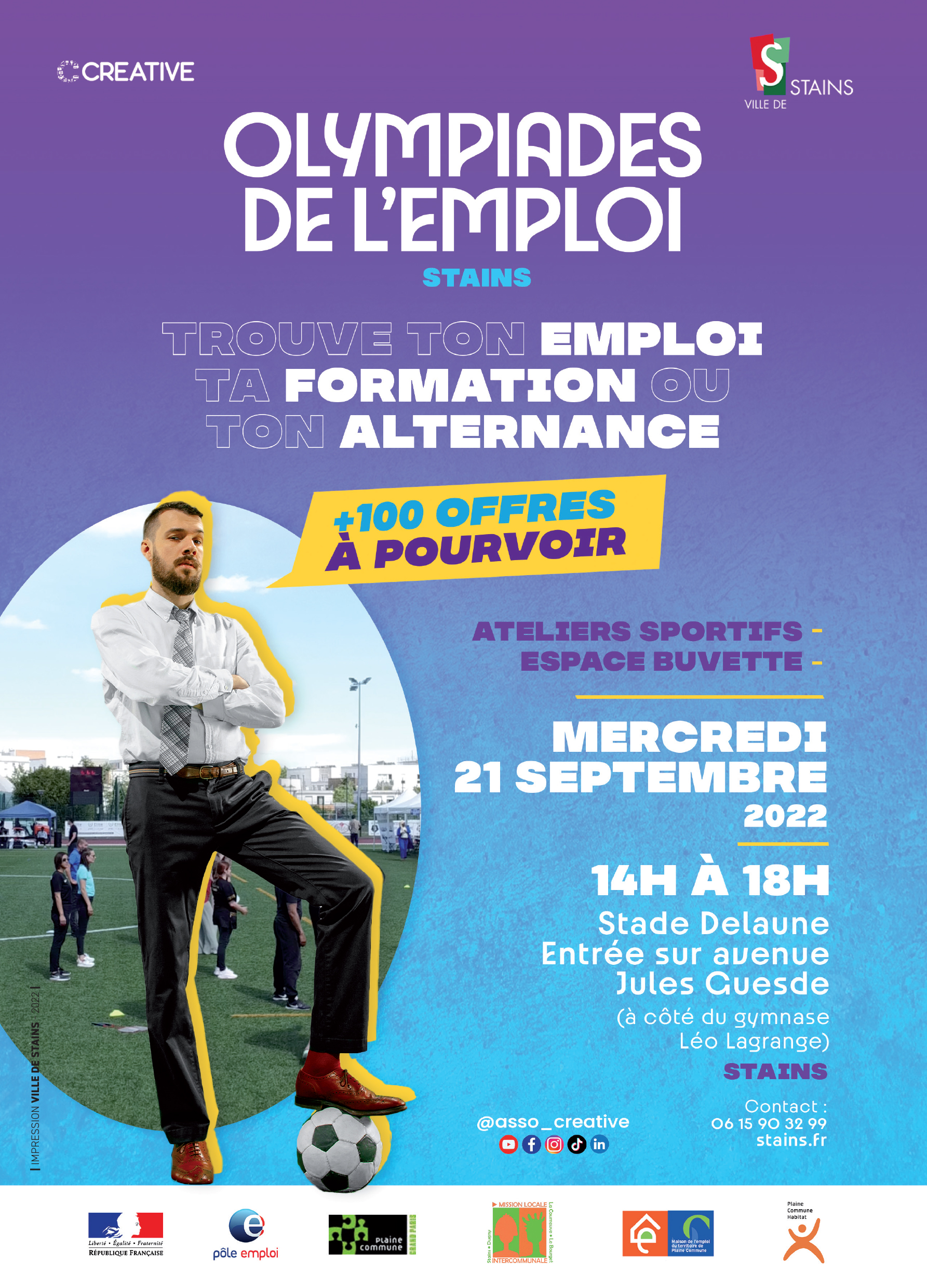La 2e édition des Olympiades de l'Emploi - 1 - Ville de Stains